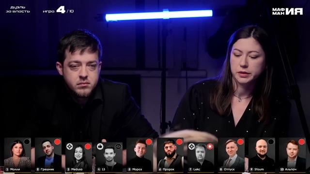 ДУЭЛЬ ЗА ВЛАСТЬ. 4-я ИГРА ТУРНИРА. СПОРТИВНАЯ МАФИЯ В РОССИИ. МафМания.