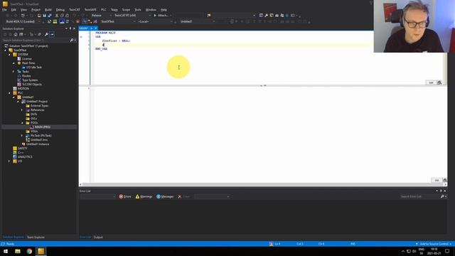 PLC programming using TwinCAT 3 - Data types & arrays (Part 4_18)