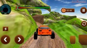 Offroad Monster Truck Hill Adventure Driving - 4x4 Jeep Drive Stunt Simulator - Android GamePlay