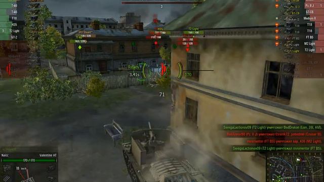 World of Tanks.Гонки с другом