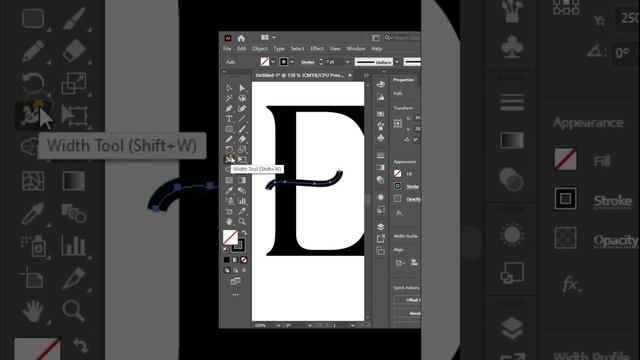 Editing Letters / Modifying Font - Illustrator CC Tutorial