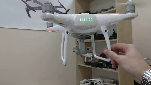 Опасная проверка дрона Dji Phantom 4 Pro после замены корпуса и ремонта подвеса камеры) смотреть онлайн