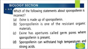 NEET FOR TEEN BIOLOGY CLASS 12 SEXUAL REPRODUCTION IN FLOWERING PLANTS NEET MCQ's PART 2