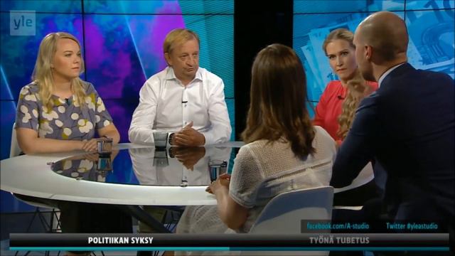 A-studio: Hjallis Harkimo, Touko Aalto, Katri Kulmuni, Sanna Marin