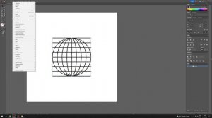 How to Create Wireframe Globe / Sphere in Illustrator in 2 minutes / Free Adobe Illustrator Tutoria