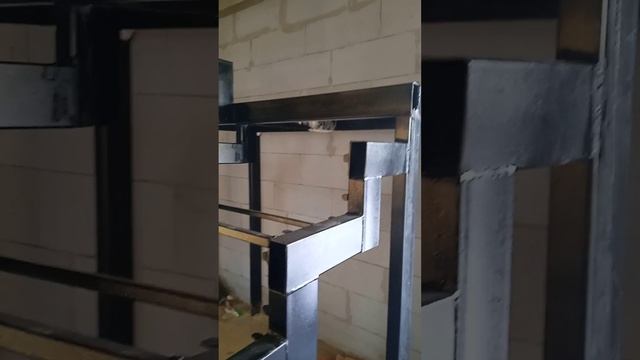 металлокаркас лестницы под обшивку из профильной трубы смотреть онлайн