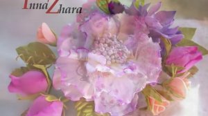 Цветочные украшения из фоамирана от Инны Жарой