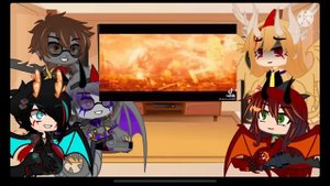 Monsterverse Future Kids react to Godzilla Tiktok (5/5).