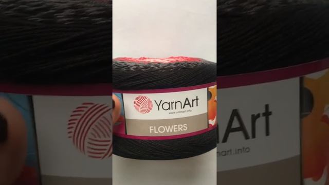 Подробный обзор пряжи YarnArt Flowers(Хлопок с полиакрилом секционного крашения) №282 смотреть онлайн