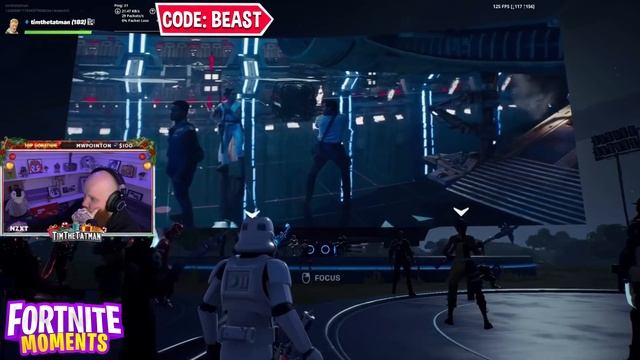 STREAMERS REACT *IN GAME EVENT* & USE LIGHT SABERS in Fortnite!
