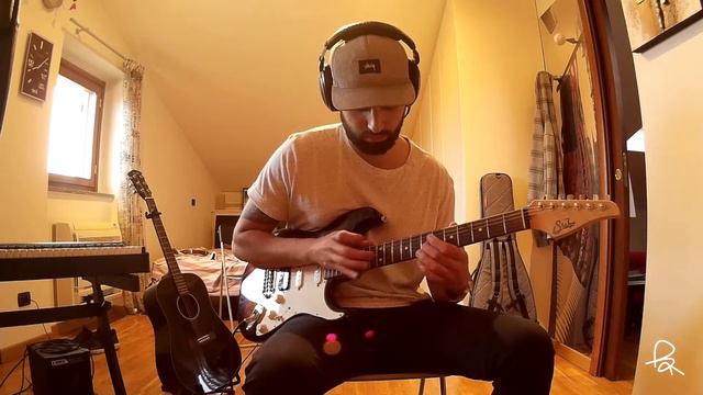 Riccardo Bergomi - Solo on backing track "Flying Fingers Guitar" by Marco Sfogli смотреть онлайн