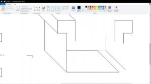 Инженерная Графика в Paint (Timelapse)