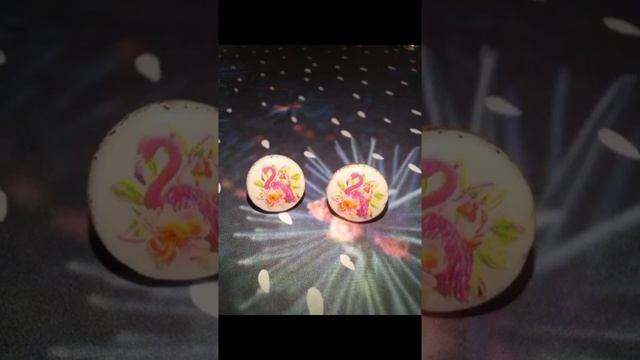 серьги-гвоздики своими руками.Эпоксидная смола#серьги смотреть онлайн