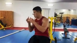 Силовая тренировка Дмитрия Бивола. Dmitry Bivol's strength training.