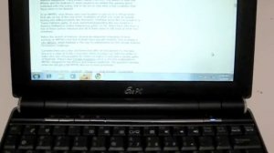 Google Chrome Multi-touch Scrolling on an Asus Eee PC 1000H Running Windows 7 Beta