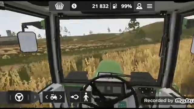 Ферма симулятор 20 уборка урожаяПшеница ячмень соевые бобы