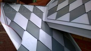 Фальцевая Кровля. Шашка (ромбовидная).Кровельная работа обзор