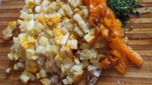 Салат с кабачками-гриль