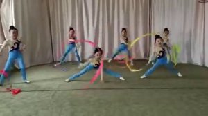 МБДОУ ЦРР детский сад "Кыталык" Спортивный танец  с лентами