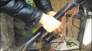 Иж Планета 5.Ремонт проводки и первый запуск после долгой стоянки.