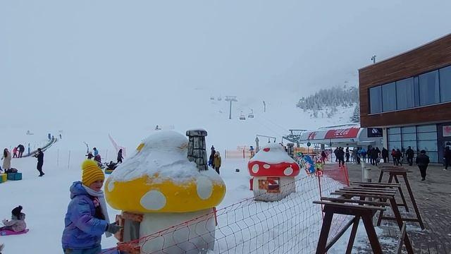 Qusar.Şahdağ /Шахдаг/ Прокатился на канатной дороге