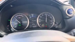 Lexus NX 300h Гибрид, расход топлива на трассе.