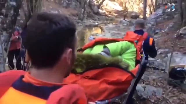 В каньоне Узунджа пострадала туристка смотреть онлайн