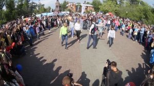 Флешмоб на День Мыльных Пузырей в Иркутске 2015 (Технические съемки)