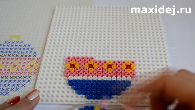 Новогодний шар на елку из термомозаики. Поделки из термомозаики смотреть онлайн