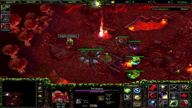 Warcraft 3 Nature's Call - The Spider Queen 8 Fled from Death смотреть онлайн