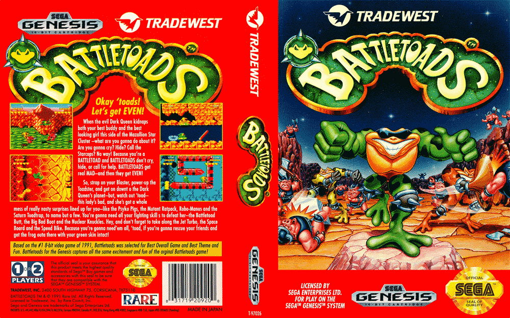 Battletoads прохождение SEGA смотреть онлайн