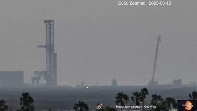 Daily Time Lapse 2023-03-12 SpaceX Starship Progress StarBase TX смотреть онлайн
