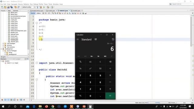 Basic Calculator using switch statement смотреть онлайн