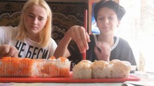 Мукбанк/роллы и суши/Best Sister/
