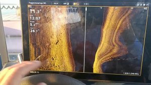 Humminbird Mega 360 Si    Глубоко ..солнце в спину....