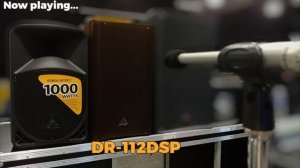 Behringer DR112DSP vs Behringer B12X Audio Comparison