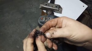 Заточка цепи бензопилы болгаркой.