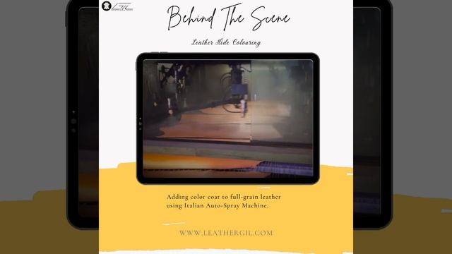 #BehindTheScenes, Leather Auto-Spray Machine смотреть онлайн