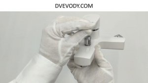 Смеситель пластиковый белый для ванны Sanitary Wares Brinex 35W 006