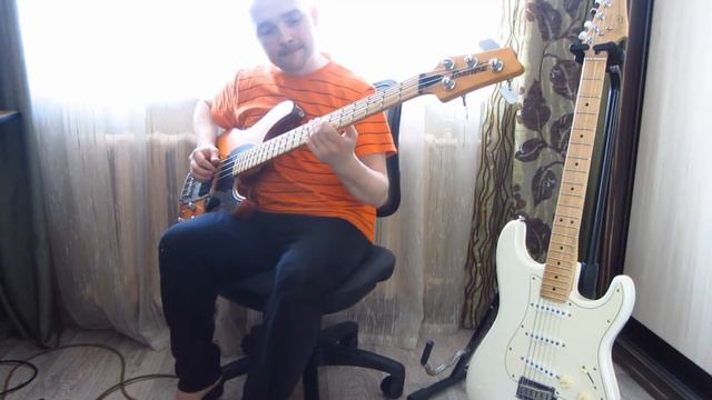 Squier Deluxe & Ibanez ATK Bass (тест импровиз Ebm '2018) смотреть онлайн