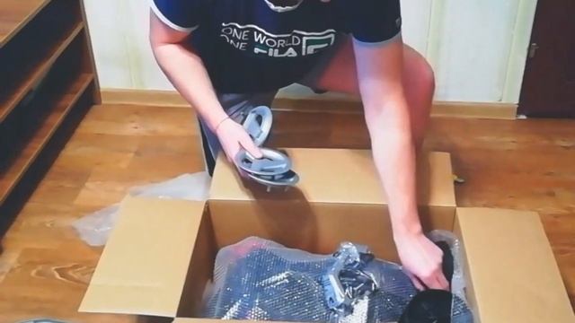 Распаковка - Газонокосилка электрическая Einhell GC-EM 1030 смотреть онлайн