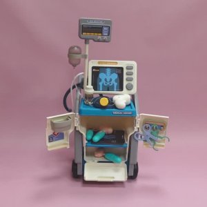 132666 Набор доктора Veld Co Рентген тележка медицинские инструменты звуки