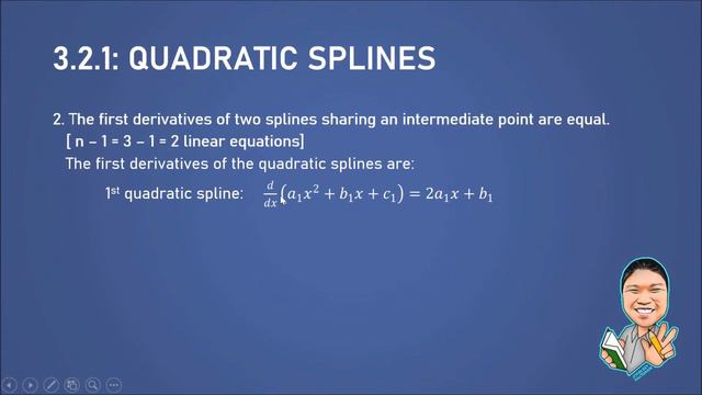 3.2.1 Quadratic Splines смотреть онлайн