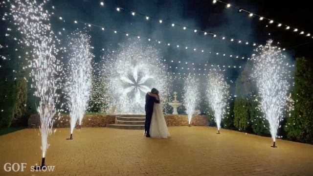 Вертушка холодных фонтанов на свадьбу в Ростове | GOF show смотреть онлайн