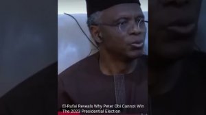 How can Peter Obi win any election?—- Nasir El Rufai