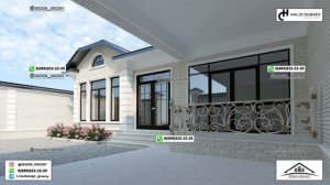 Шикарный проект одноэтажного жилого дома на 3 сотках #проектыдомов #проект #красивыепроекты