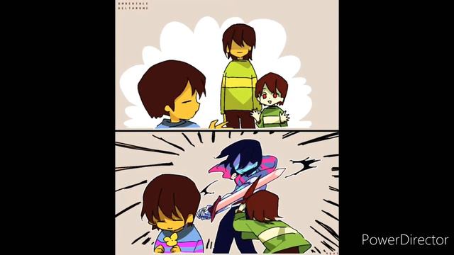 Крис,Фриск и Чара (KFC) Undertale+Deltarune. смотреть онлайн