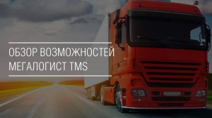 Обзор возможностей Мегалогист TMS