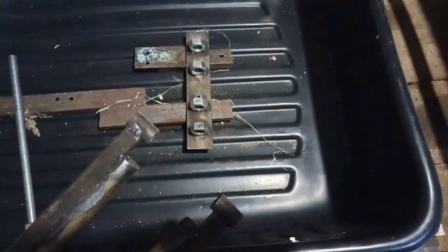 Делаю рулевое на корыто мототолкача. смотреть онлайн