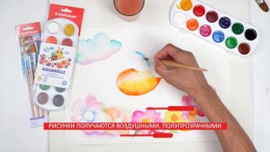 Краски акварельные медовые ErichKrause®